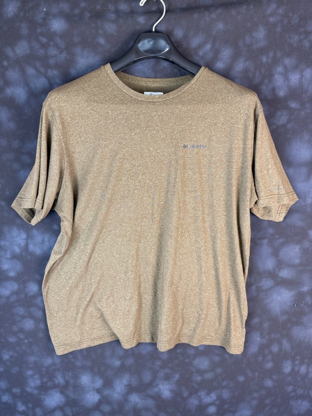 Columbia Short Sleeve Crew Tee — Brown Heather Omni Wick